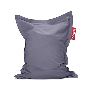 Fatboy Junior Stonewashed Sitzsack Blau, Baumwolle, 20 x 130 x 100 cm (LxBxH) im Sale